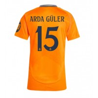 Camiseta Real Madrid Arda Guler #15 Visitante Equipación para mujer 2024-25 manga corta